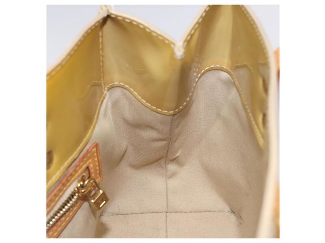 LOUIS VUITTON Monogram Vernis Reade PM Borsa a Mano Beige M91334 LV Auth BA2210 - vista 19