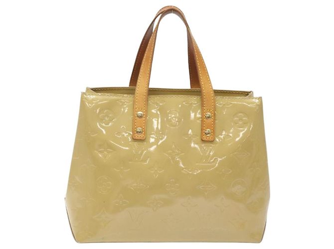 LOUIS VUITTON Monogram Vernis Reade PM Borsa a Mano Beige M91334 LV Auth BA2210 - vista 2