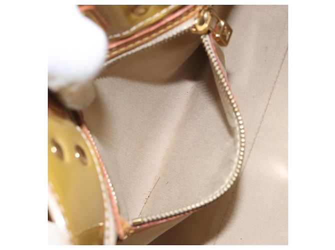 LOUIS VUITTON Monogram Vernis Reade PM Borsa a Mano Beige M91334 LV Auth BA2210 - vista 21