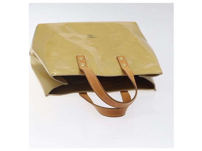 LOUIS VUITTON Monogram Vernis Reade PM Borsa a Mano Beige M91334 LV Auth BA2210 - vista 6