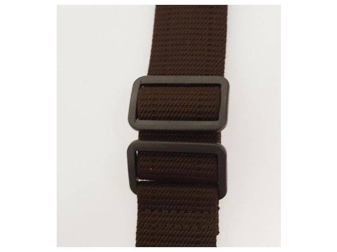 LOUIS VUITTON Sangle d'épaule réglable en coton 33,9""-50,4"" Marron Auth am8409 Doré - vue 6