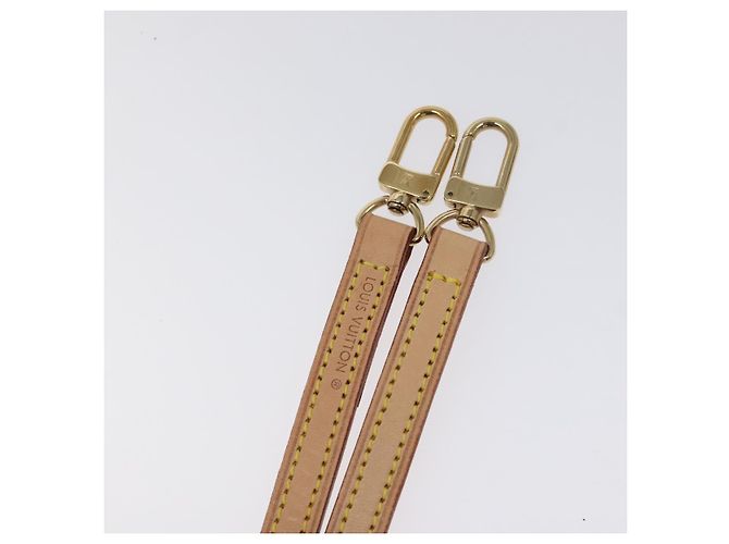 LOUIS VUITTON Cinghia in pelle 44,5" Beige LV Auth am8457 - vista 6