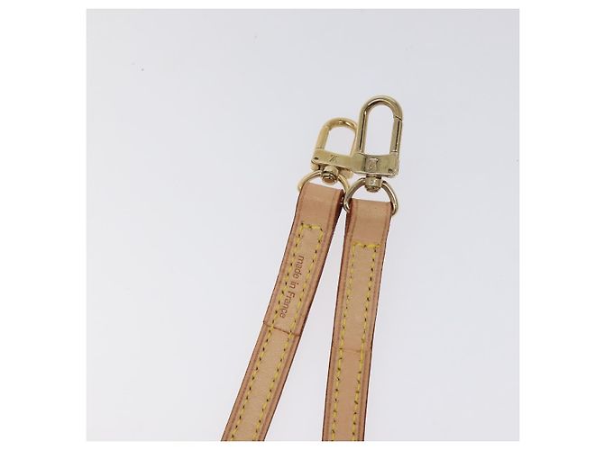 LOUIS VUITTON Cinghia in pelle 44,5" Beige LV Auth am8457 - vista 7