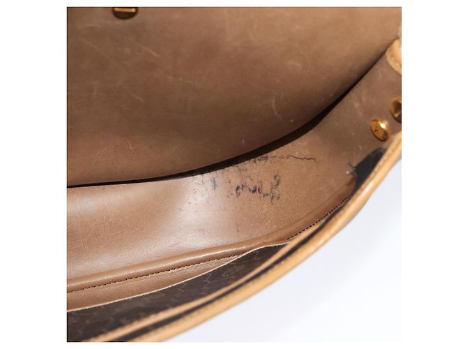 Borsa a spalla in tela a nido d'ape Christian Dior in pelle PVC nera Auth BA2400 - vista 18