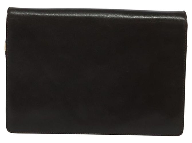 Céline Borsa a spalla CELINE in pelle marrone oro Auth BA2445 D'oro - vista 2