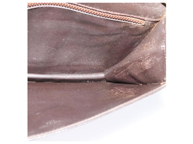 Céline Borsa a spalla CELINE in pelle marrone oro Auth BA2445 D'oro - vista 20