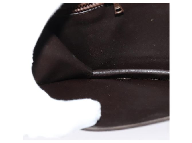 Céline Borsa a spalla CELINE in pelle marrone oro Auth BA2445 D'oro - vista 21