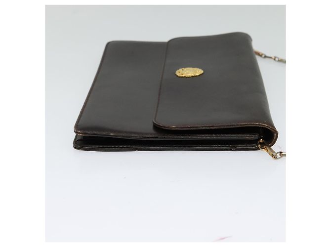 Céline Borsa a spalla CELINE in pelle marrone oro Auth BA2445 D'oro - vista 4