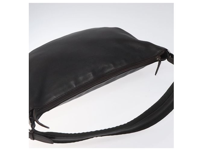 Borsa a Spalla GUCCI in Pelle Marrone Argento 001 1206 Auth bs25922 - vista 6