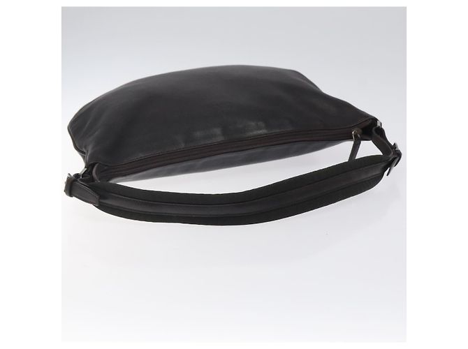 Borsa a Spalla GUCCI in Pelle Marrone Argento 001 1206 Auth bs25922 - vista 7