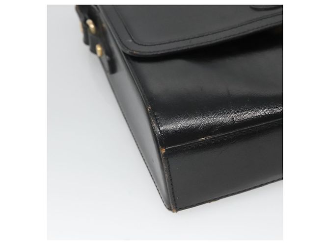 Borsa a Spalla BALLY in Pelle Nera Oro Auth BA2151 Nero D'oro - vista 14
