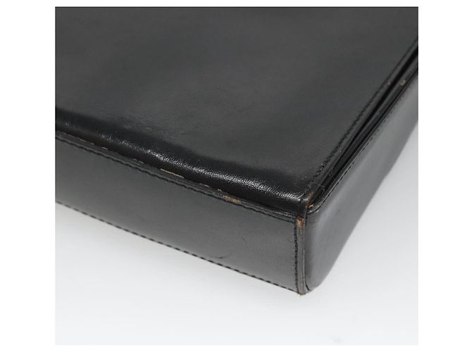 Borsa a Spalla BALLY in Pelle Nera Oro Auth BA2151 Nero D'oro - vista 15