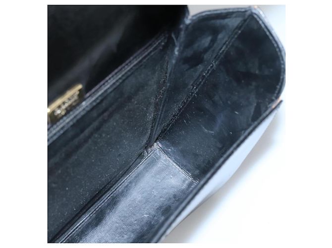 Borsa a Spalla BALLY in Pelle Nera Oro Auth BA2151 Nero D'oro - vista 17