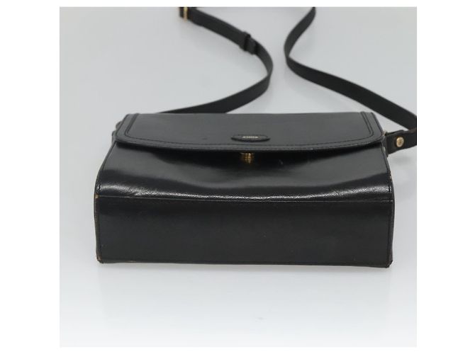 Borsa a Spalla BALLY in Pelle Nera Oro Auth BA2151 Nero D'oro - vista 5