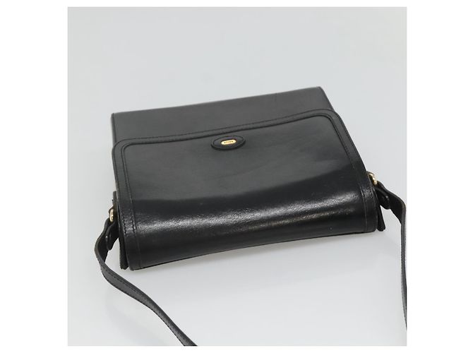 Borsa a Spalla BALLY in Pelle Nera Oro Auth BA2151 Nero D'oro - vista 6