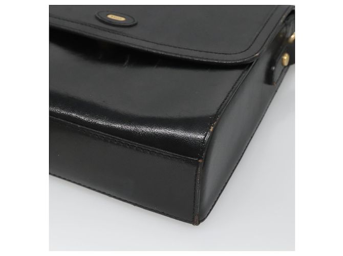 Borsa a Spalla BALLY in Pelle Nera Oro Auth BA2151 Nero D'oro - vista 9