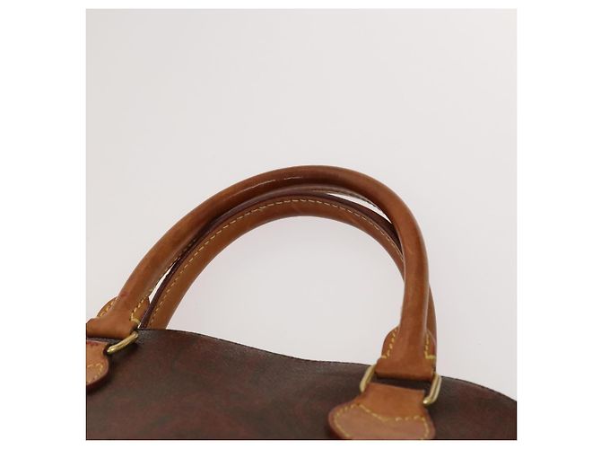 ETRO Borsa a Mano PVC Nylon 4Set Marrone Nero Auth bs25971 - vista 17