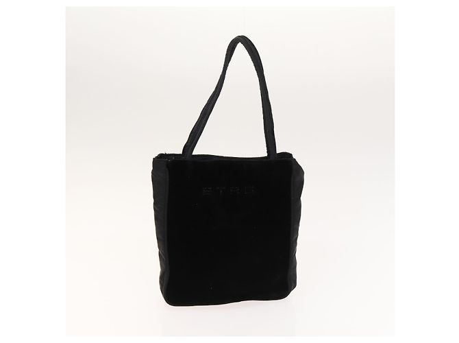 ETRO Borsa a Mano PVC Nylon 4Set Marrone Nero Auth bs25971 - vista 20