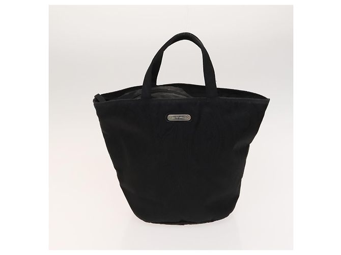 ETRO Borsa a Mano PVC Nylon 4Set Marrone Nero Auth bs25971 - vista 8