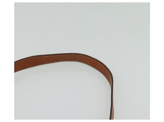 Céline CELINE Macadam Canvas Schultertasche, PVC-Leder, braun, gold, authentisch, MX459 Golden - Ansicht 14