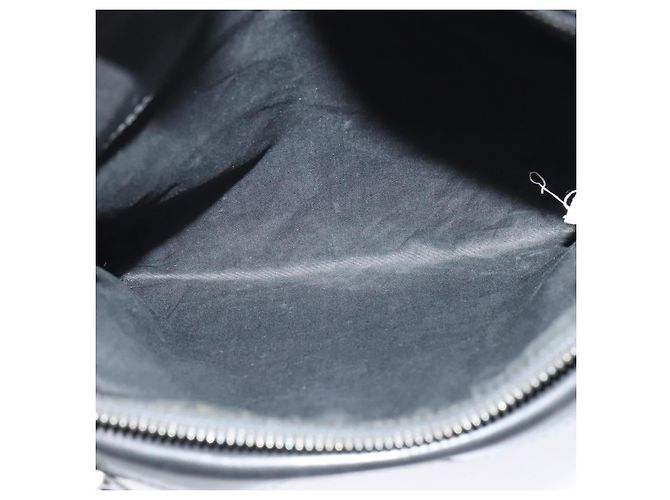 Autre Marque BOTTEGA VENETA INTRECCIATO Borsa a vita Pelle Nera Auth MX365 Nero - vista 11