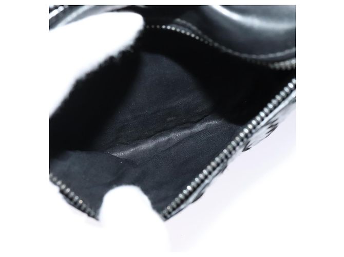 Autre Marque BOTTEGA VENETA INTRECCIATO Borsa a vita Pelle Nera Auth MX365 Nero - vista 19