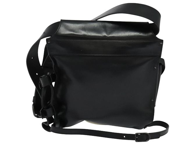Autre Marque BOTTEGA VENETA INTRECCIATO Borsa a vita Pelle Nera Auth MX365 Nero - vista 2
