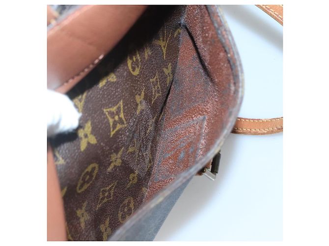 LOUIS VUITTON Monogram Jeune Fille MM Schultertasche M51226 LV Auth MX428 - Ansicht 23