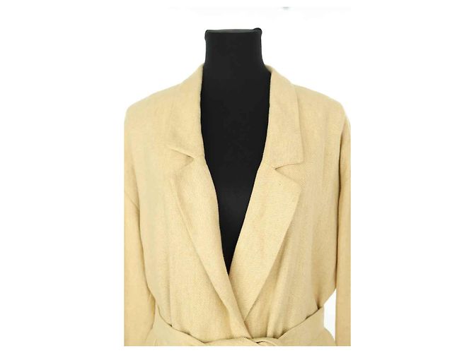 Laurence Dolige Braune Leinenjacke - Ansicht 2