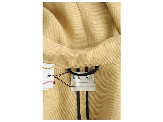 Laurence Dolige Braune Leinenjacke - Ansicht 5