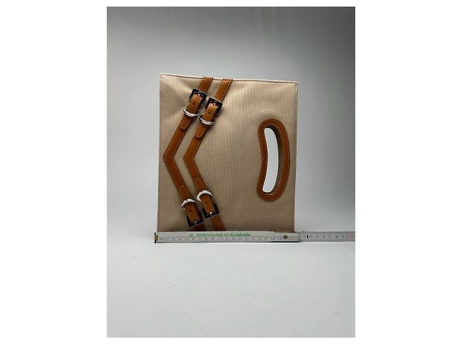 Yves Saint Laurent Vintage YSL Baumwolltasche beige - Ansicht 10