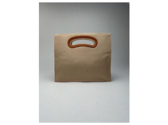 Yves Saint Laurent Vintage YSL Baumwolltasche beige - Ansicht 2