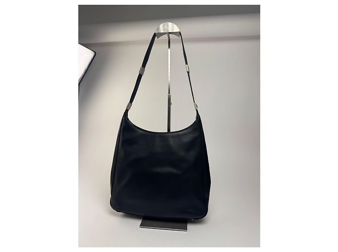 Vintage Gianni Versace Ledertasche schwarz - Ansicht 4