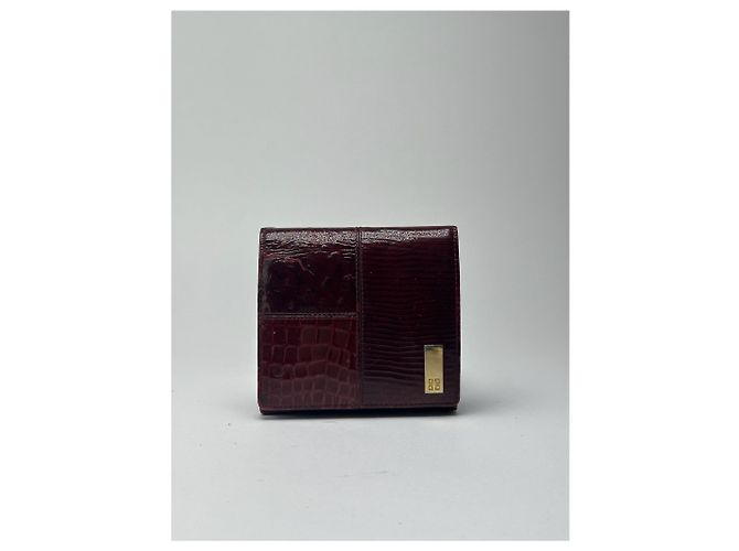 Vintage Givenchy Patent Leather Wallet purple - view 11