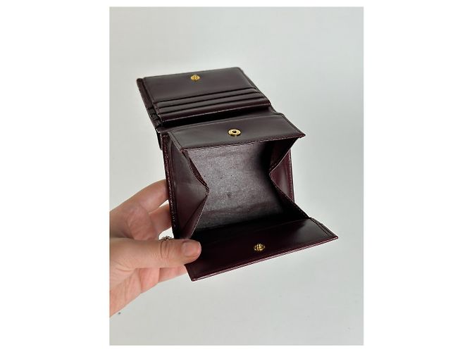 Vintage Givenchy Patent Leather Wallet purple - view 3