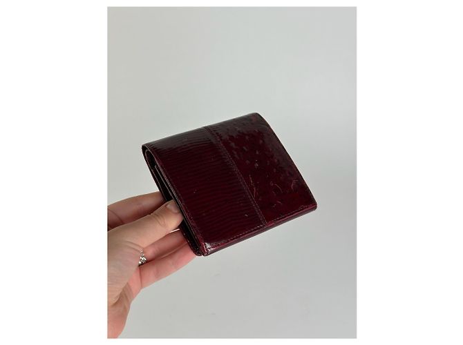 Vintage Givenchy Patent Leather Wallet purple - view 6