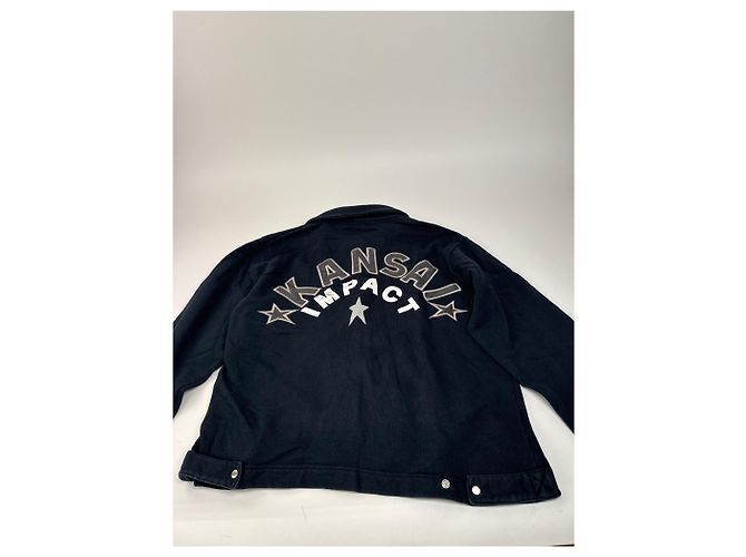 Autre Marque Giacca vintage Kansai Yamamoto in cotone blu navy L - vista 10