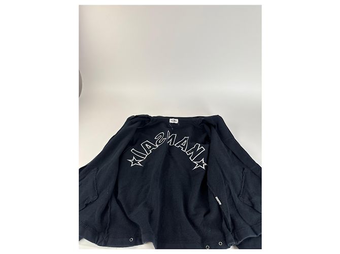 Autre Marque Giacca vintage Kansai Yamamoto in cotone blu navy L - vista 12