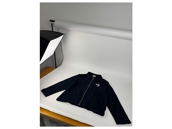 Autre Marque Giacca vintage Kansai Yamamoto in cotone blu navy L - vista 4