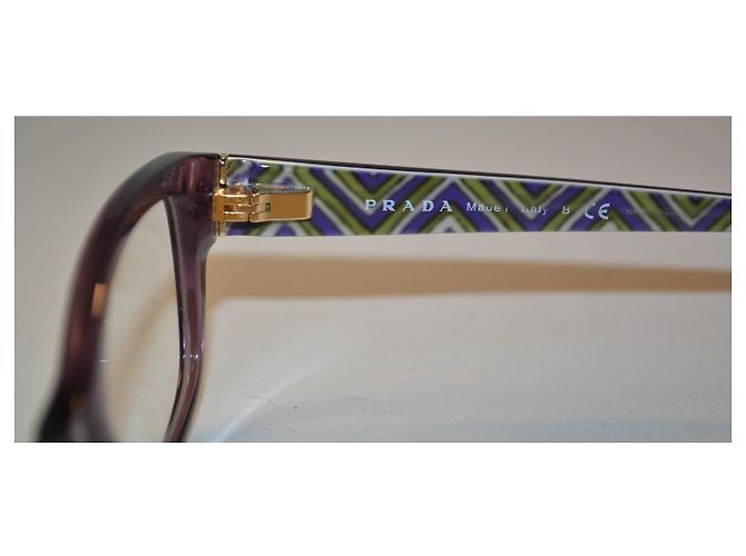 Occhiali da sole Prada VPR 180 in plastica multicolore - vista 6