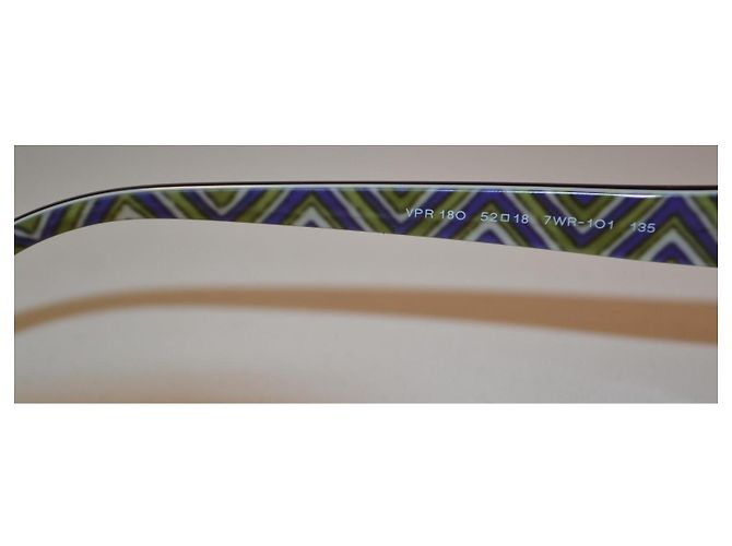 Occhiali da sole Prada VPR 180 in plastica multicolore - vista 7