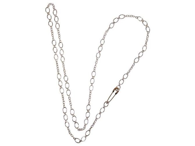 Dodo pomellato Collana Essentials in argento con spilla in oro giallo 18kt D'oro - vista 4