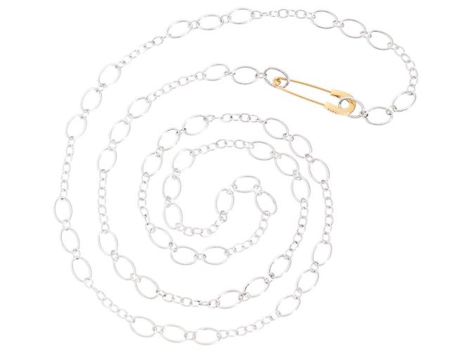 Dodo pomellato Collana Essentials in argento con spilla in oro giallo 18kt D'oro - vista 7