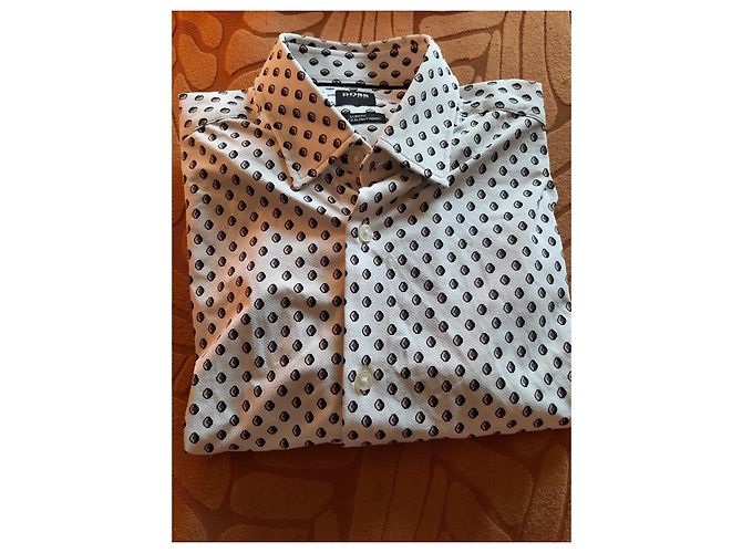 Camicia Hugo Boss Slim Fit Bianca Bianco - vista 3