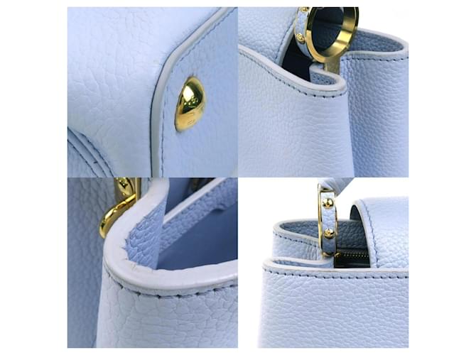 Borsa Capucines BB Louis Vuitton Crudo Porpora - vista 3
