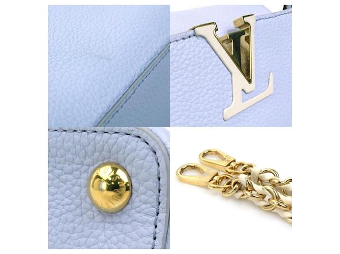Borsa Capucines BB Louis Vuitton Crudo Porpora - vista 4