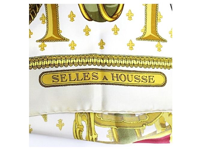 Hermès Schal Carré 90 Hermes Beige Roh - Ansicht 5