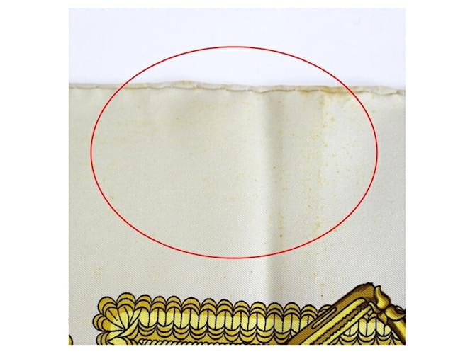 Hermès Schal Carré 90 Hermes Beige Roh - Ansicht 8