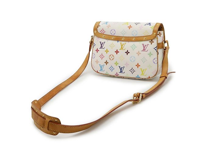 Sologne Schultertasche Monogramm Multicolor Louis Vuitton Weiß Mehrfarben - Ansicht 3