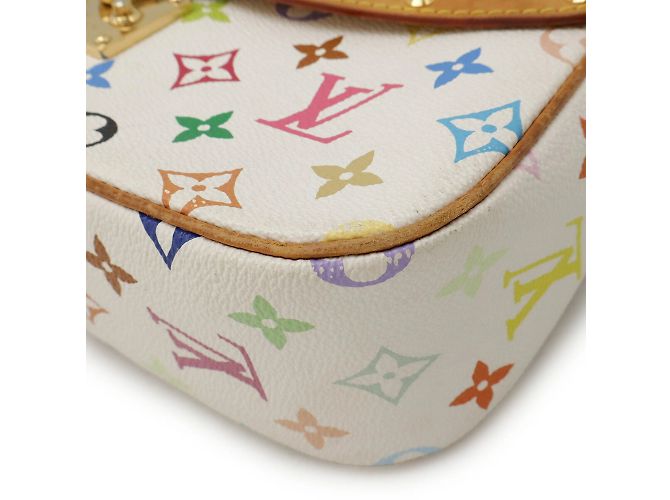 Sologne Schultertasche Monogramm Multicolor Louis Vuitton Weiß Mehrfarben - Ansicht 4
